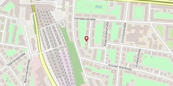 Karte der Umgebung von Jäckhstraße 22, 34121 Kassel