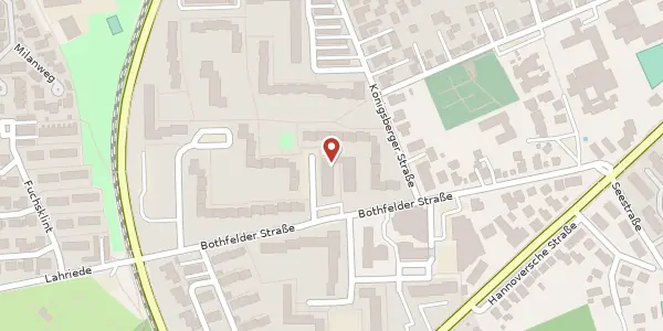 Karte der Umgebung von Bothfelder Straße 26, 30916 Isernhagen