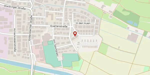 Karte der Umgebung von In den Auen 8, 71334 Waiblingen