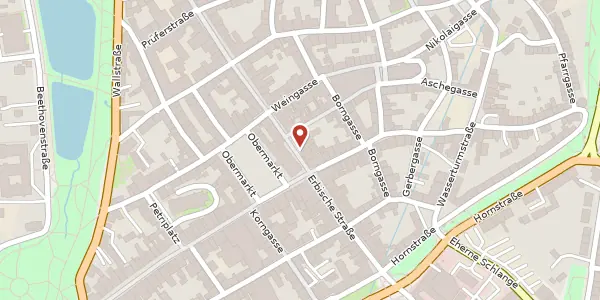 Karte der Umgebung von Burgstraße 6, 09599 Freiberg