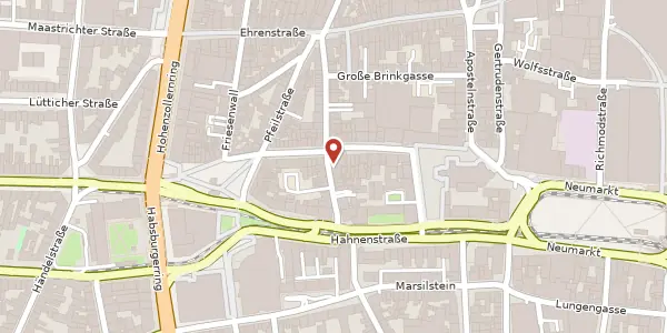Karte der Umgebung von Benesisstr. 24-32, 50672 Köln