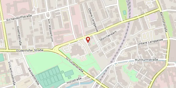 Karte der Umgebung von Obere Langgasse 21, 67346 Speyer