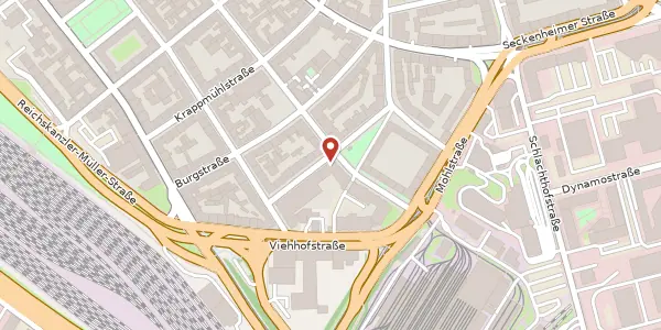 Karte der Umgebung von Windmühlstraße 12, 68165 Mannheim