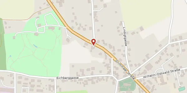 Karte der Umgebung von Grimmaer Straße 19, 04668 Grimma