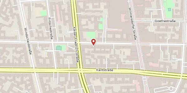 Karte der Umgebung von Pestalozzistraße 66, 10627 Berlin