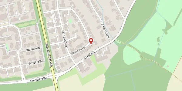 Karte der Umgebung von Ilbertzweg 38, 40670 Meerbusch