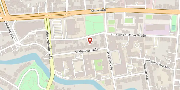 Karte der Umgebung von Schleinitzstraße 14, 38106 Braunschweig