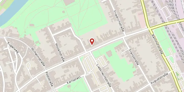 Karte der Umgebung von Friedensallee 29, 06406 Bernburg