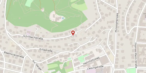 Karte der Umgebung von Schillbachstraße 32, 07743 Jena