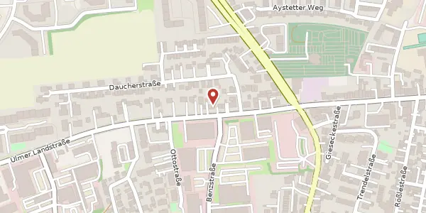 Karte der Umgebung von Ulmer Str. 254, 86156 Augsburg