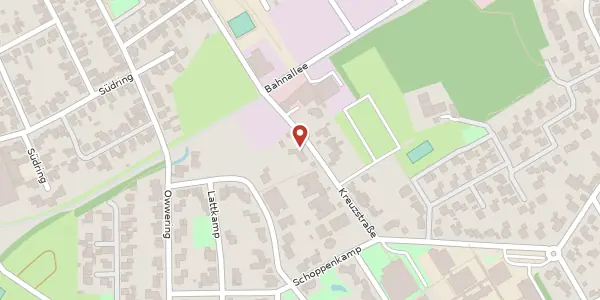 Karte der Umgebung von Kreuzstr. 40, 48703 Stadtlohn