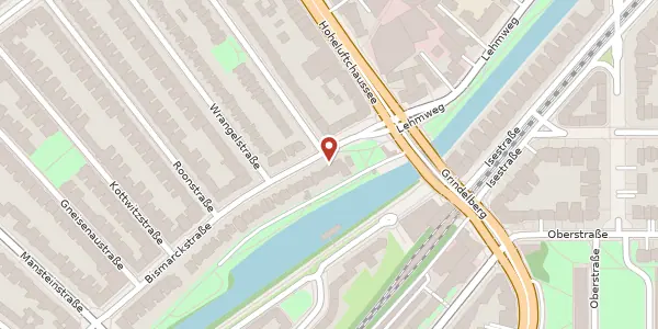 Karte der Umgebung von Bismarckstraße 147, 20253 Hamburg