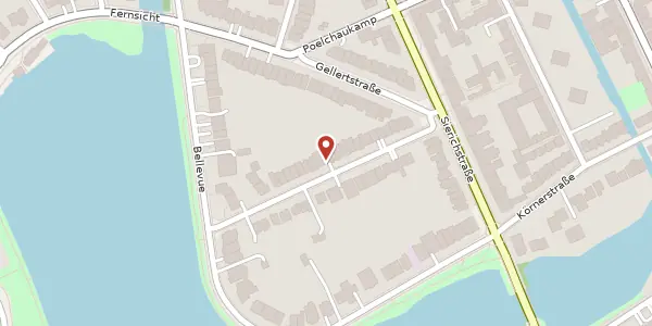 Karte der Umgebung von Scheffelstraße 24a, 22301 Hamburg