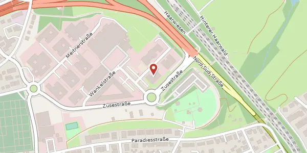 Karte der Umgebung von Curiestraße 2, 70563 Stuttgart