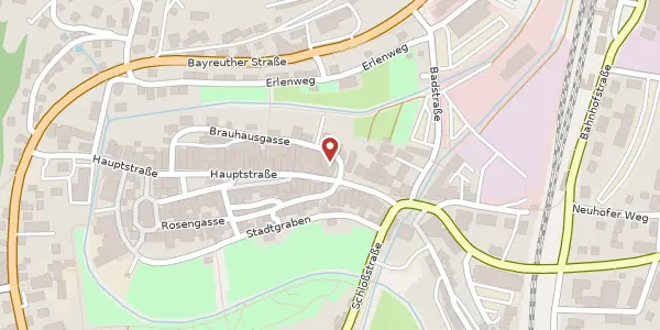 Karte der Umgebung von Hauptstr. 20, 91257 Pegnitz