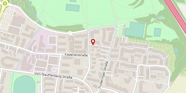 Karte der Umgebung von Säulenstr. 15a, 82008 Unterhaching