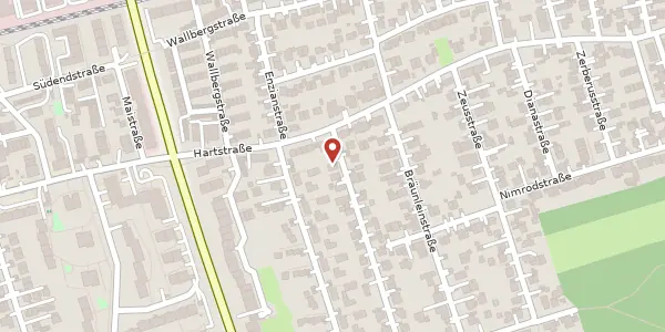 Karte der Umgebung von Widmannstr. 2, 82110 Germering