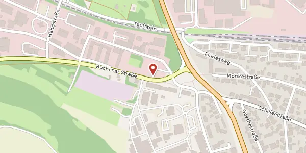 Karte der Umgebung von Buchener Straße 2, 97980 Bad Mergentheim