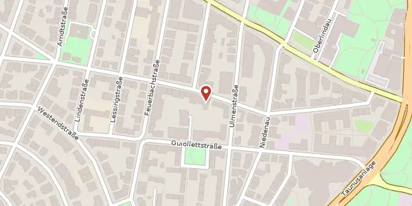 Karte der Umgebung von Kettenhofweg 51, 60325 Frankfurt