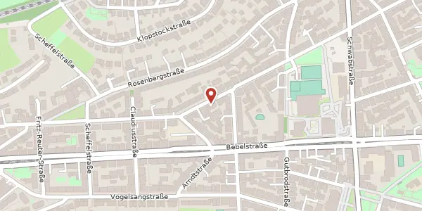 Karte der Umgebung von Forststraße 141, 70193 Stuttgart