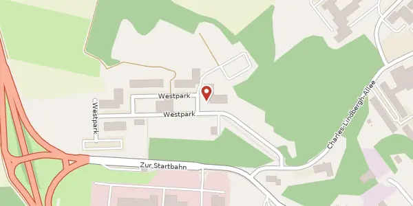 Karte der Umgebung von Westpark 2, 54634 Bitburg