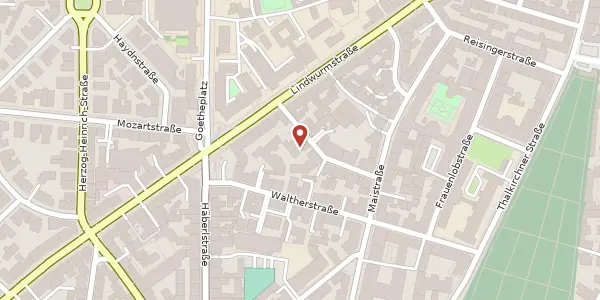 Karte der Umgebung von Ringseisstr. 4, 80337 München