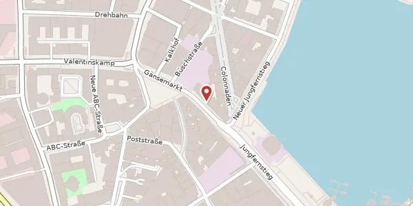 Karte der Umgebung von Jungfernstieg 50, 20354 Hamburg