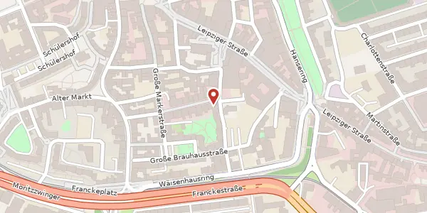 Karte der Umgebung von Sternstr. 8, 06108 Halle (Saale)