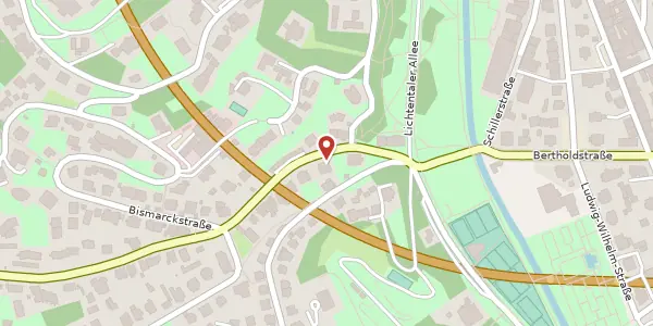 Karte der Umgebung von Fremersbergstraße 3, 76530 Baden-Baden