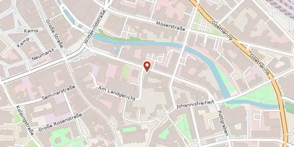 Karte der Umgebung von Kollegienwall 27, 49074 Osnabrück