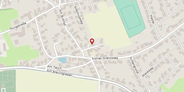 Karte der Umgebung von Am Birkhof 50, 59558 Lippstadt