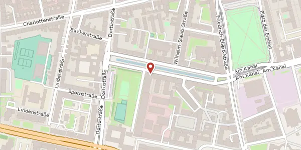Karte der Umgebung von Yorckstraße 17, 14467 Potsdam