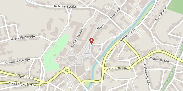 Karte der Umgebung von Markt 35, 06333 Hettstedt