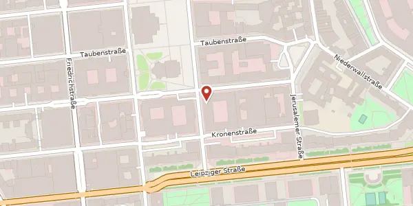 Karte der Umgebung von Markgrafenstraße 33, 10117 Berlin