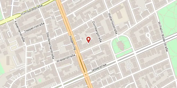 Karte der Umgebung von Roonstraße 2, 38102 Braunschweig