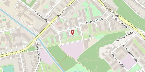 Karte der Umgebung von Hallesche Str. 59, 40625 Düsseldorf