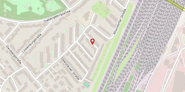 Karte der Umgebung von Ittenbacher Str. 8, 50939 Köln