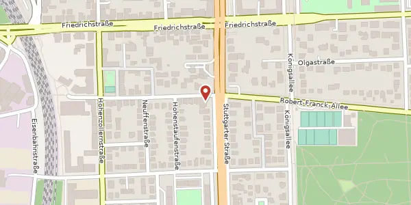 Karte der Umgebung von Stuttgarter Straße 78, 71638 Ludwigsburg