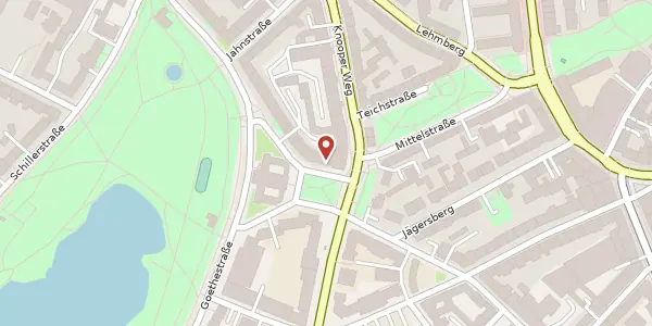 Karte der Umgebung von Lessingplatz 4, 24116 Kiel