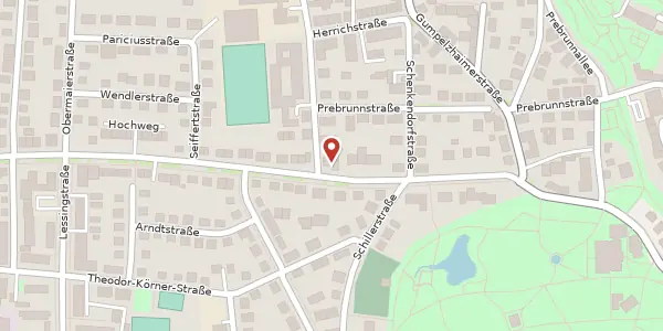 Karte der Umgebung von Hans-Sachs-Str. 15, 93049 Regensburg