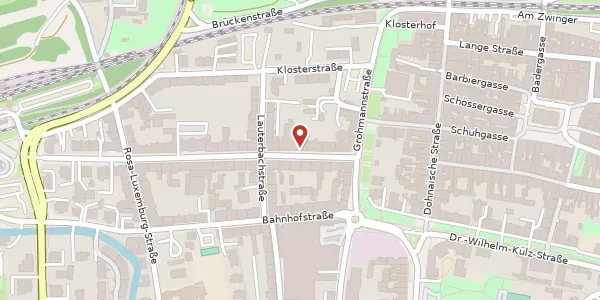 Karte der Umgebung von Gartenstraße 37, 01796 Pirna