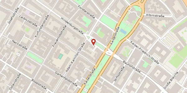 Karte der Umgebung von Hindenburgplatz 3, 55118 Mainz