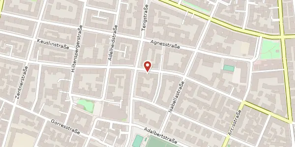 Karte der Umgebung von Georgenstr. 81, 80798 München