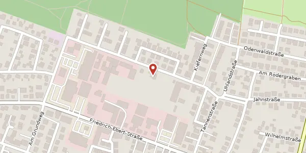 Karte der Umgebung von Breslauer Str. 6, 64342 Seeheim-Jugenheim