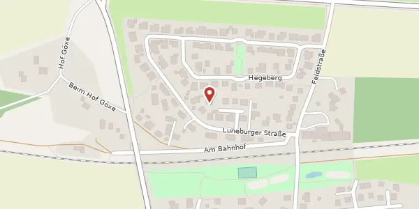 Karte der Umgebung von Lüneburger Straße 36, 21403 Wendisch Evern