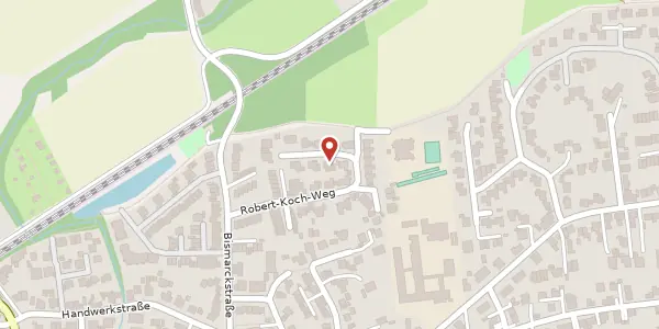 Karte der Umgebung von Robert-Koch-Weg 32, 59427 Unna