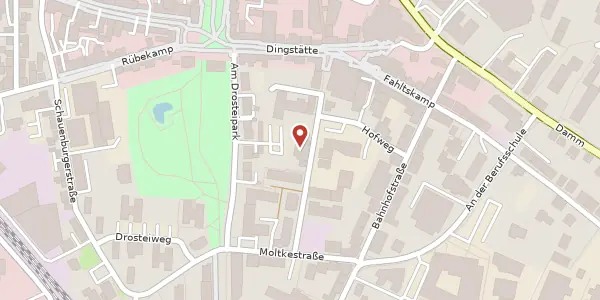 Karte der Umgebung von Lindenstraße 21, 25421 Pinneberg