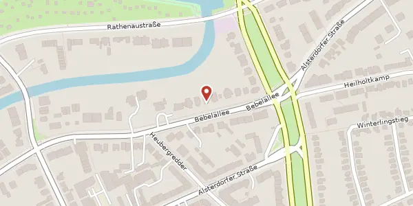 Karte der Umgebung von Bebelallee 149, 22297 Hamburg