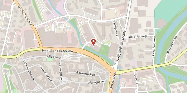 Karte der Umgebung von Alte Weberei 2, 87600 Kaufbeuren