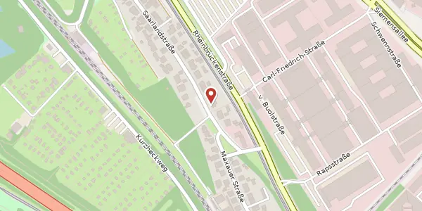 Karte der Umgebung von Saarlandstraße 185, 76187 Karlsruhe
